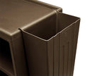 11 Gal Dark Brown Trash Container F5382