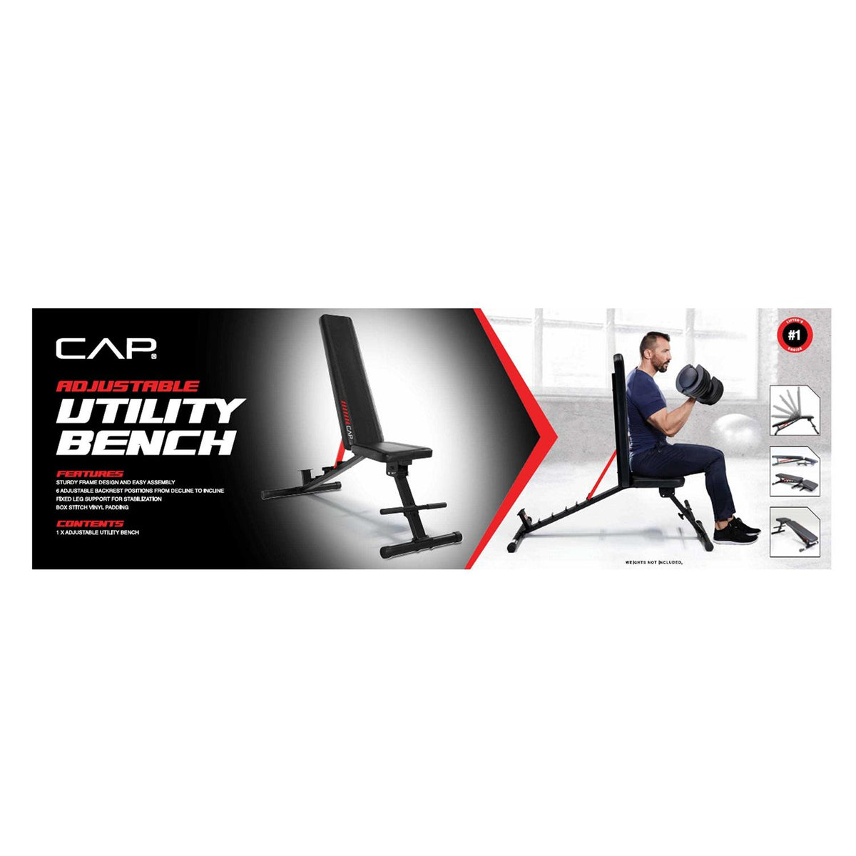 Multi Purpose Utility FID Weight Bench J72736