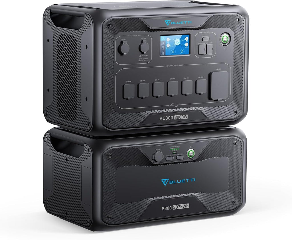3072Wh LiFePO4 Portable Power Station with 3000W AC Outlets P1151