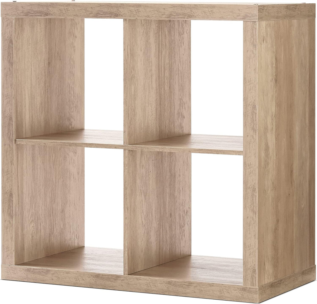 White 4-Cube Square Storage Cabinet J126759