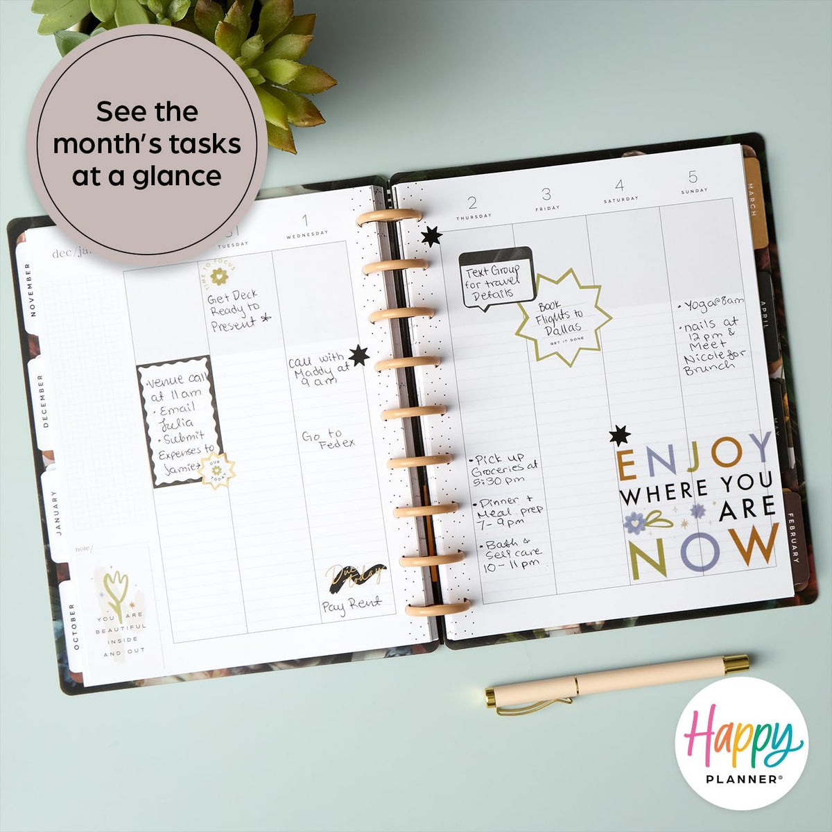 12-Month Academic Planner, Classic Size, Vertical Layout, 7" x 9 1/4" Q166171