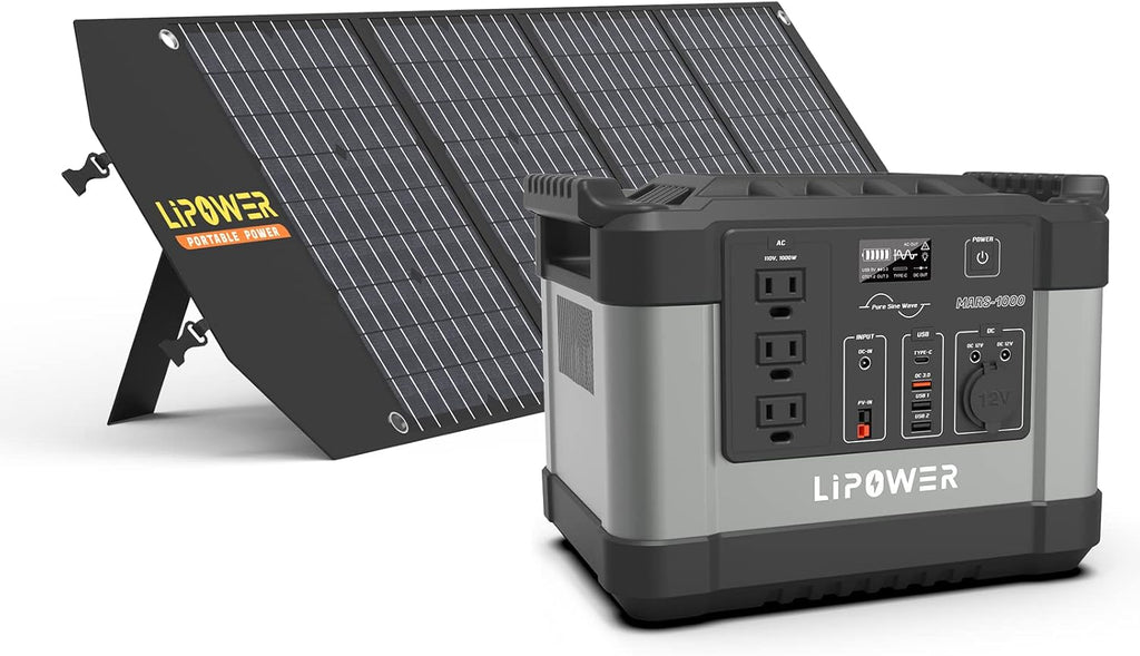 1000W Portable Power Station with 3 AC Outlets H458