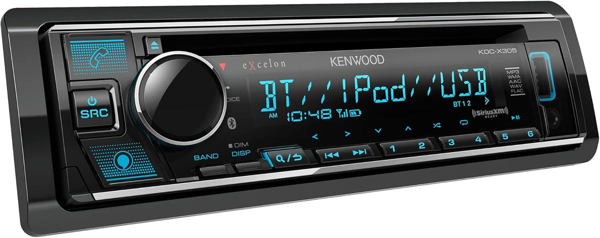 Car Stereo Receiver with Bluetooth, AM/FM Radio, USB D206852