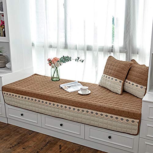 Gray 27.55 x 59.05 inches Window Cushion Seat I177310