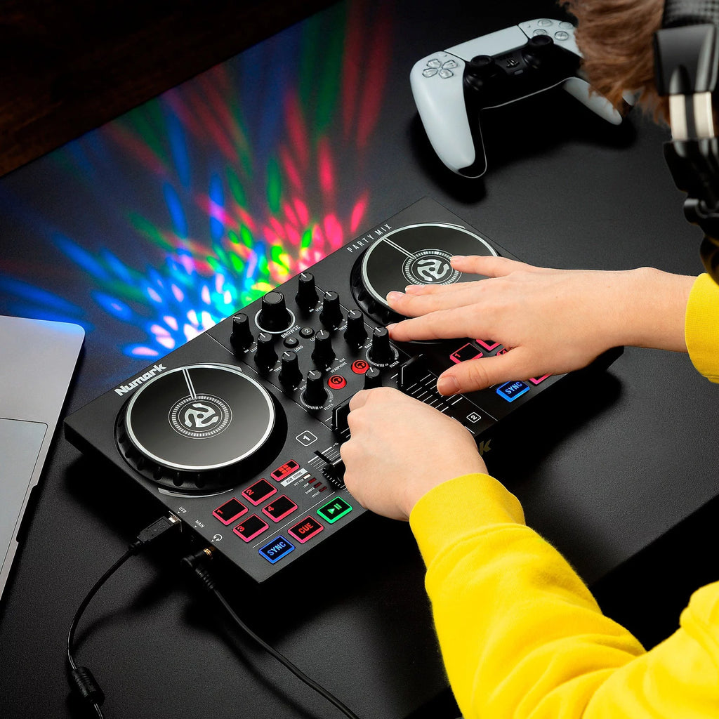 DJ Controller Set with Built-In Lights V5764