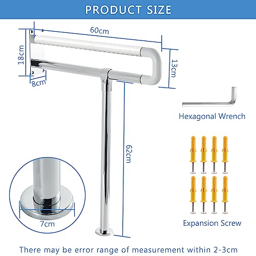 23.6 Inch Anti Slip Bathroom Grab Bar Y27592