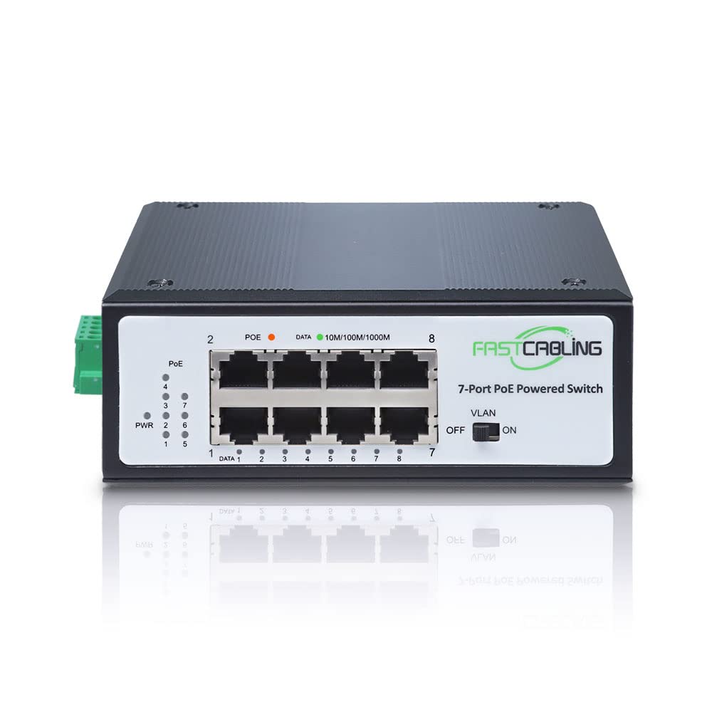 PoE Powered Switch, 65W Passthrough Power, IEEE802.3bt Standard Y79772