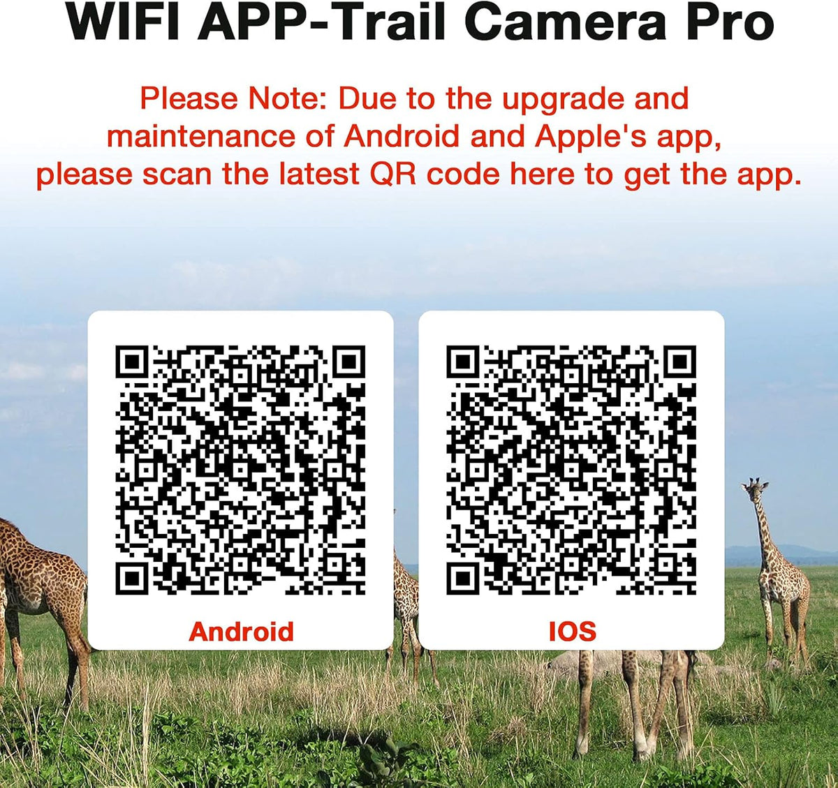 WiFi Bluetooth 1296P 20MP Hunting Game Camera Night Vision Waterproof IP66 R790807