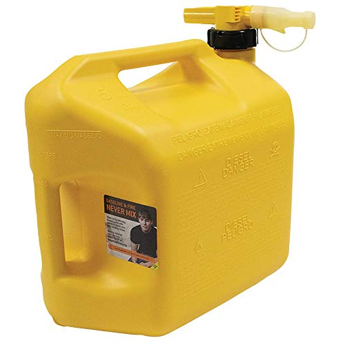 Yellow Diesel Fuel Can X9027