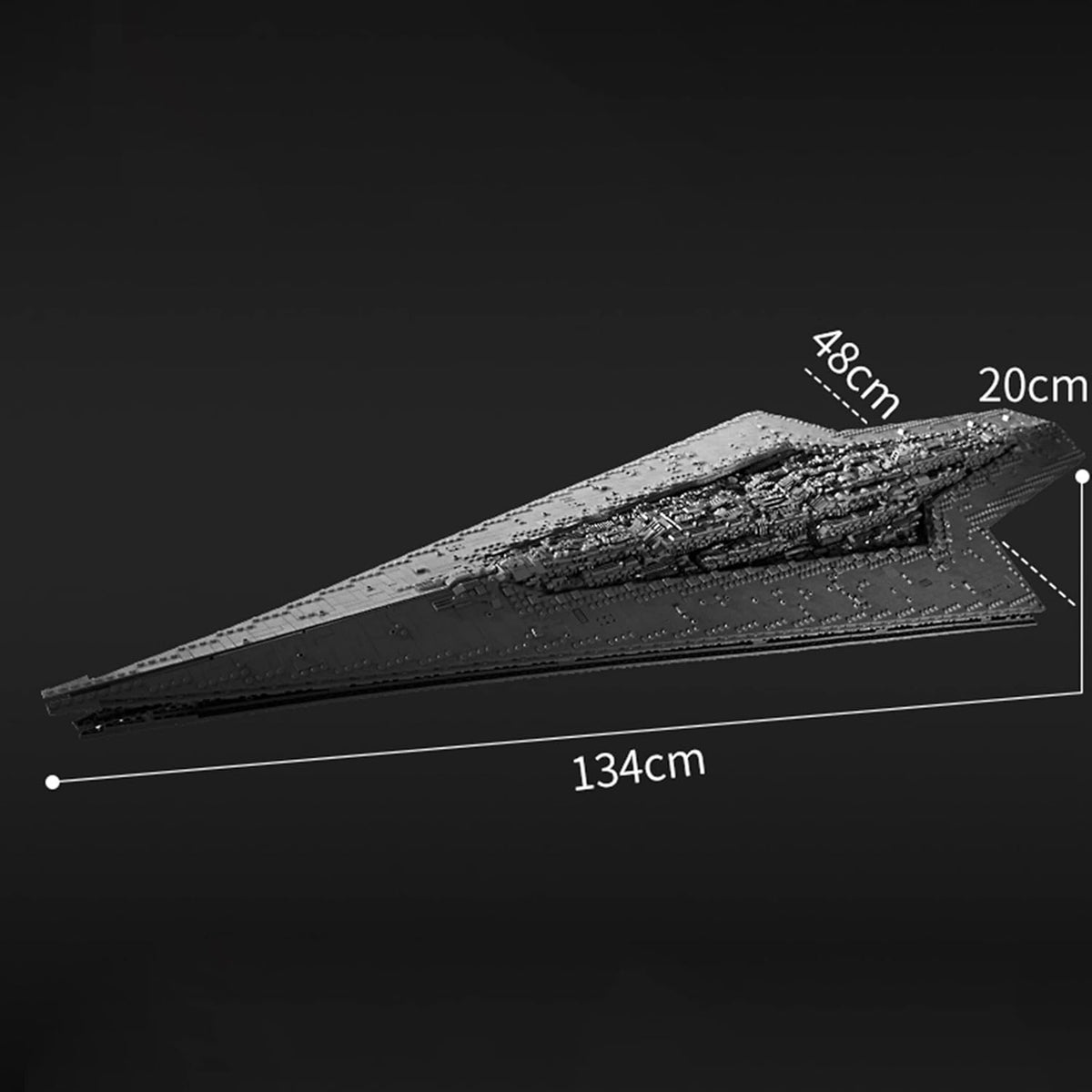 7550+ pcs UCS Imperial Destroyer Model, 52.7 x 18.8 x 7.8 inches F70358