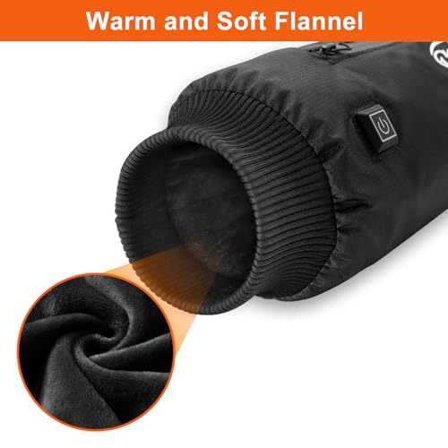 Heated Hand Warmer Pouch with 10000mAh Power Bank, 3 Levels Heating, Waterproof H4157