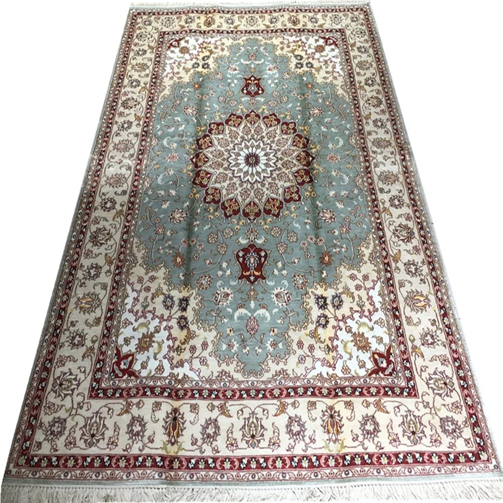 4ft x 6ft Handmade Silk Carpet N32457