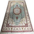 4ft x 6ft Handmade Silk Carpet N32457