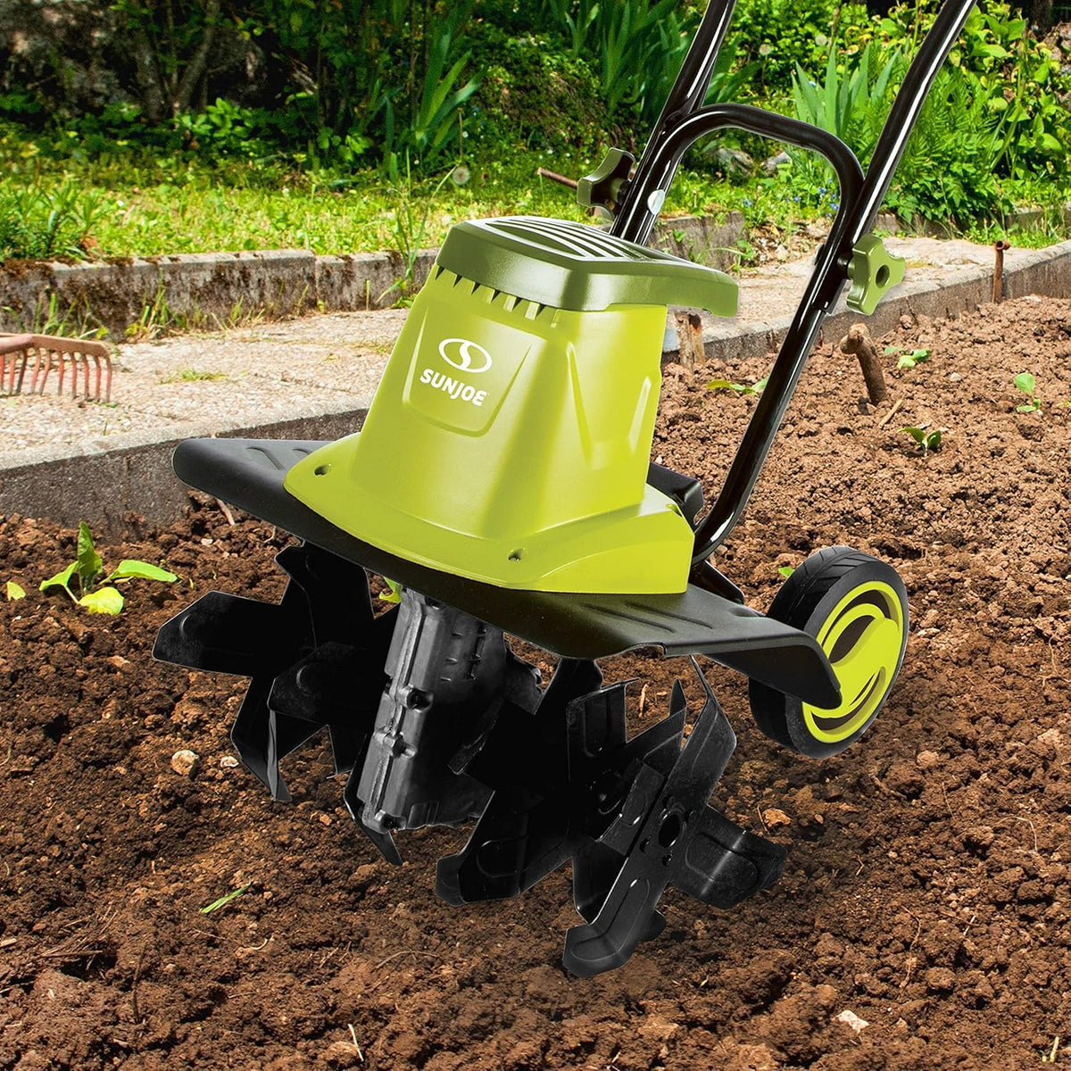 16-Inch 12-Amp Electric Tiller and Cultivator M76650