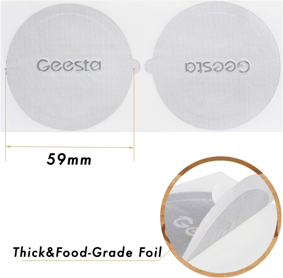 Reusable Aluminum Foil Seals Kit for Nespresso Vertuoline Capsules N891
