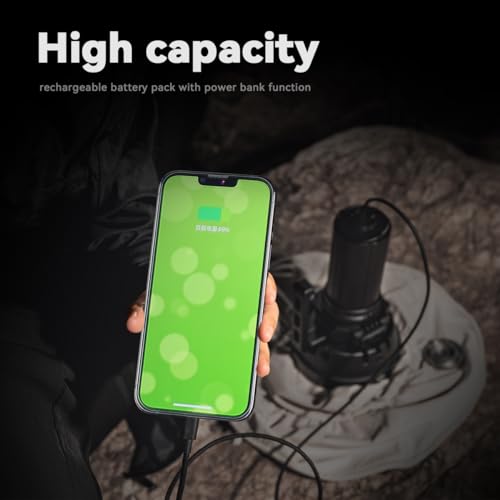 200,000 Lumens Rechargeable Flashlight W3595