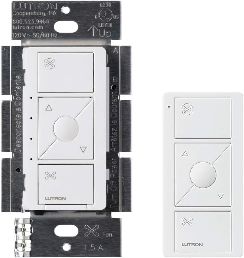White Smart Fan Speed Control J345