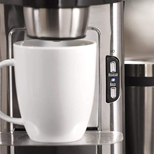 Single Serve Coffee Maker, Stainless Steel W76074