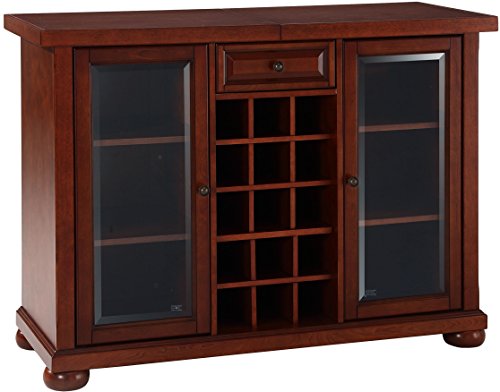 Black Sliding Top Bar Cabinet A4482