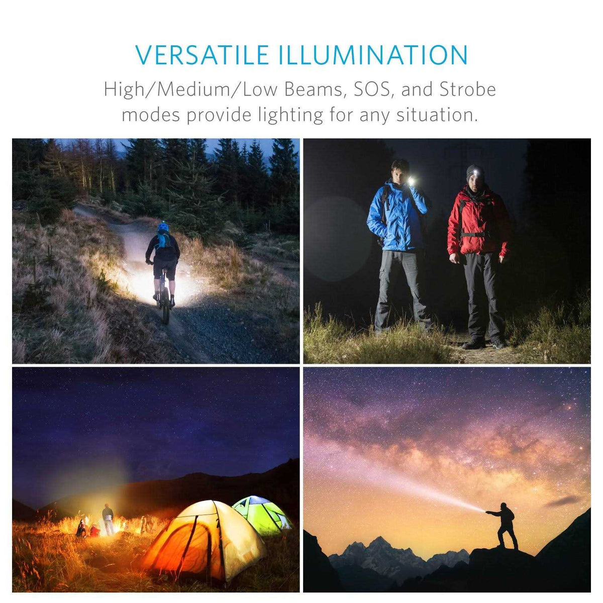 Rechargeable LED Flashlight 400 Lumens O497
