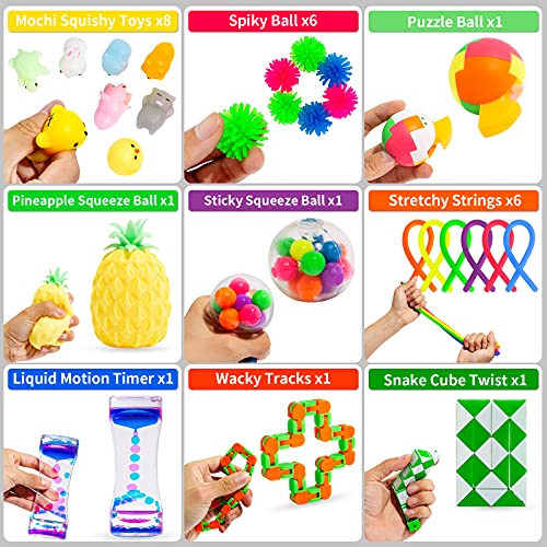 76 Pack Sensory Fidget Toys Set S6326