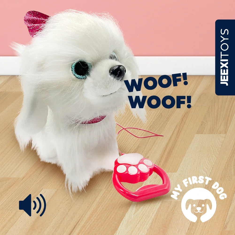 10" Plush Electronic Interactive Toy Dog with Remote Control P979