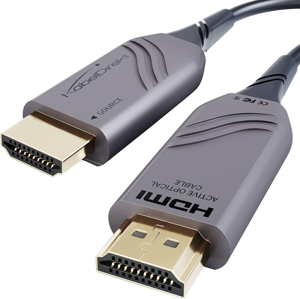 25ft 8K HDMI 2.1 Optical Ultra High Speed HDMI Cable O960529