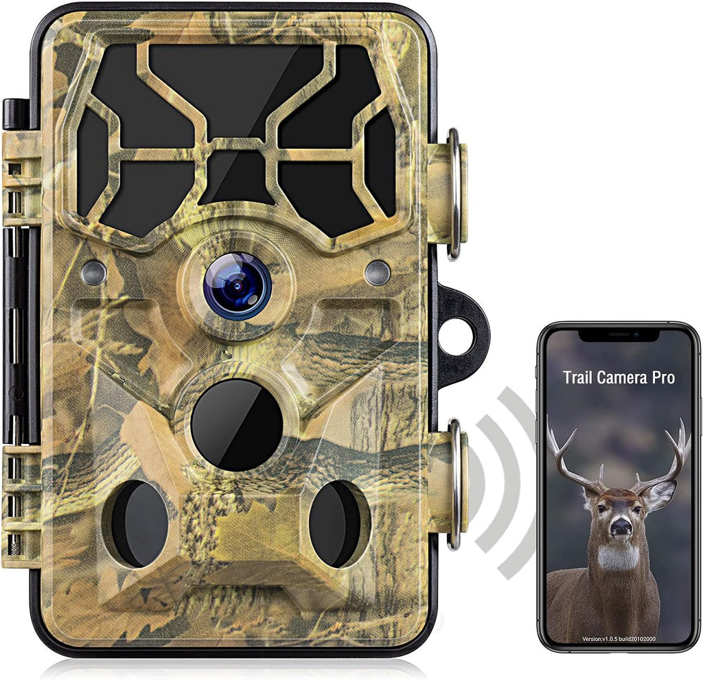 WiFi Bluetooth 1296P 20MP Hunting Game Camera Night Vision Waterproof IP66 R790807