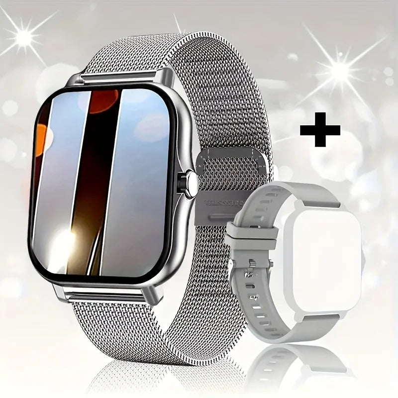 1.69inch Full Touch Screen Smart Watch With Heart Rate Fitness Tracker BT Call G409