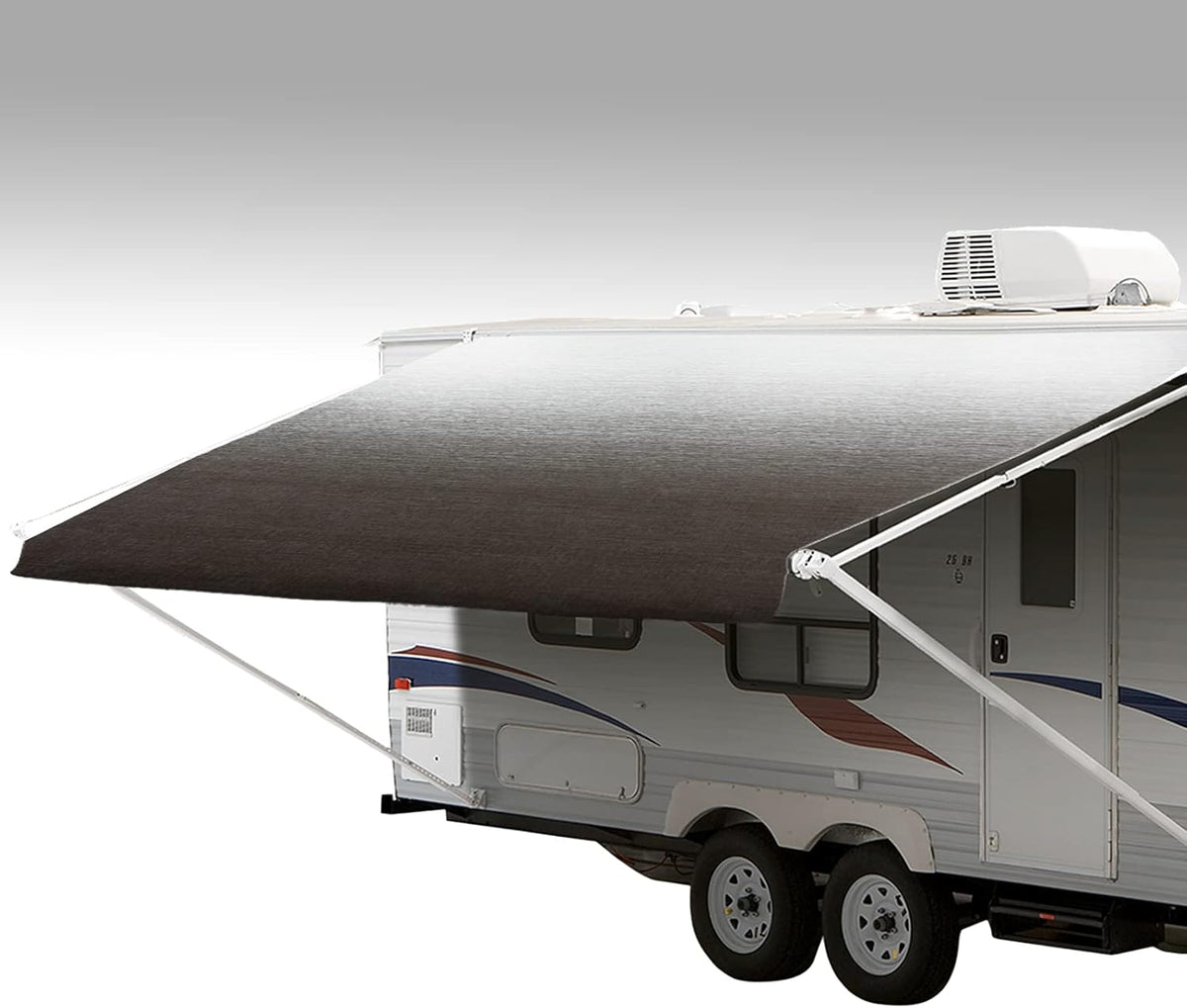 RV Awning Fabric Replacement Weatherproof Vinyl 16' S1056
