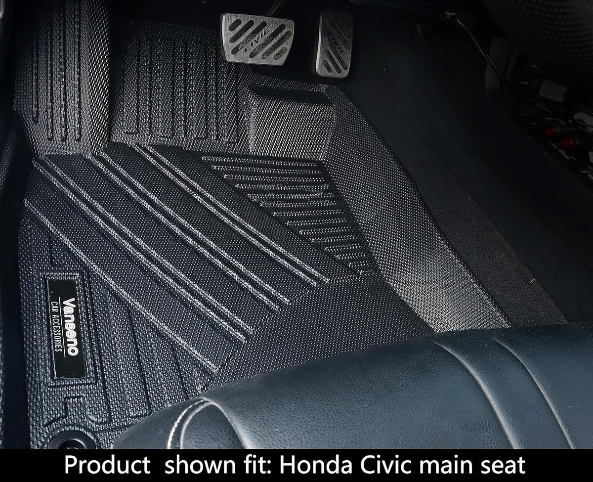 Black All-Weather Car Floor Mats & Cargo Trunk Liners Set M495903