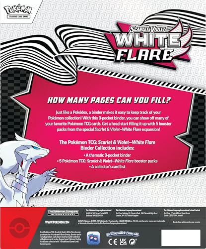 White Flare Binder Box G9461