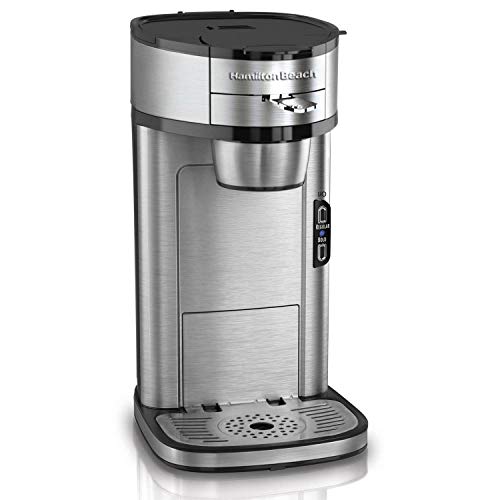 Single Serve Coffee Maker, Stainless Steel W76074