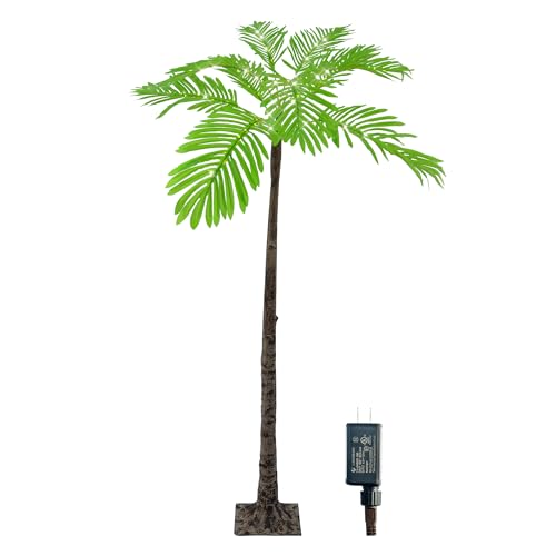 6FT Artificial Palm Tree with 120 LED Lights O1188