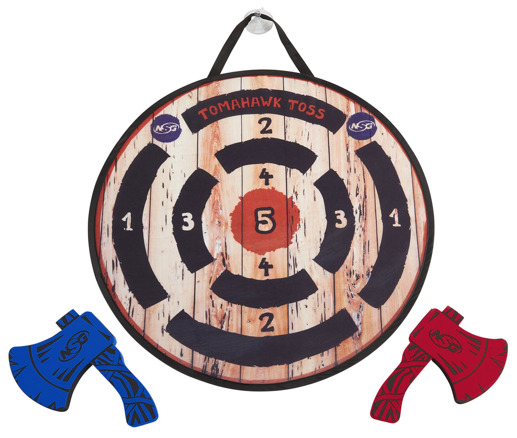 Lightweight Velcro Wrapped Foam Axe Throwing Set with Target C247