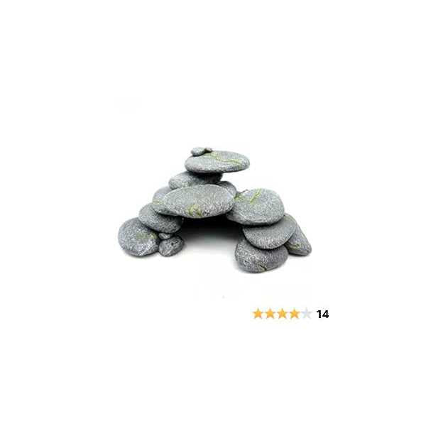 Simulation Cobblestone Aquarium Decoration Hide Cave W30395