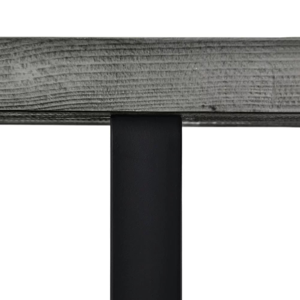 42" Metal and Reclaimed Wood Coffee Table A607