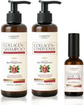 Shampoo, Conditioner & Hair Oil Set with Collagen, Keratin & Vitamins X7292