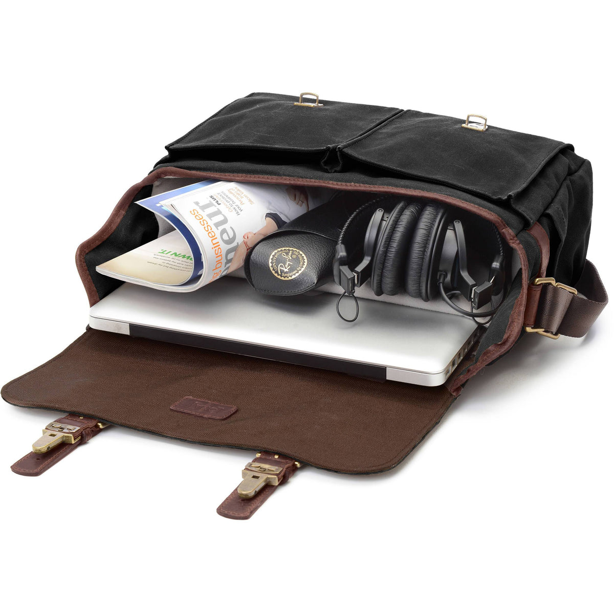 Black Camera Messenger Bag I720350