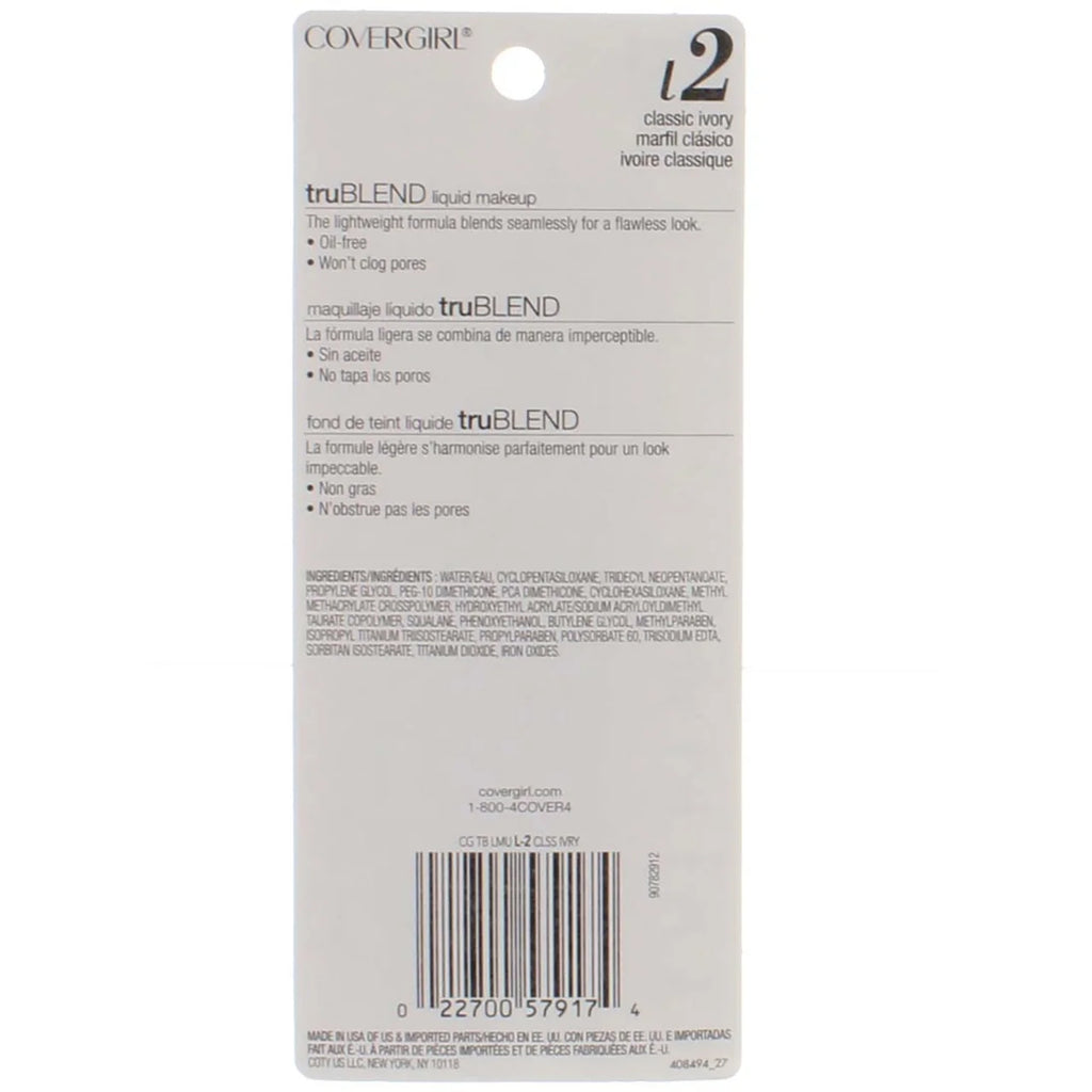 Liquid Makeup Classic Ivory 1 oz Pack of 4 W28615