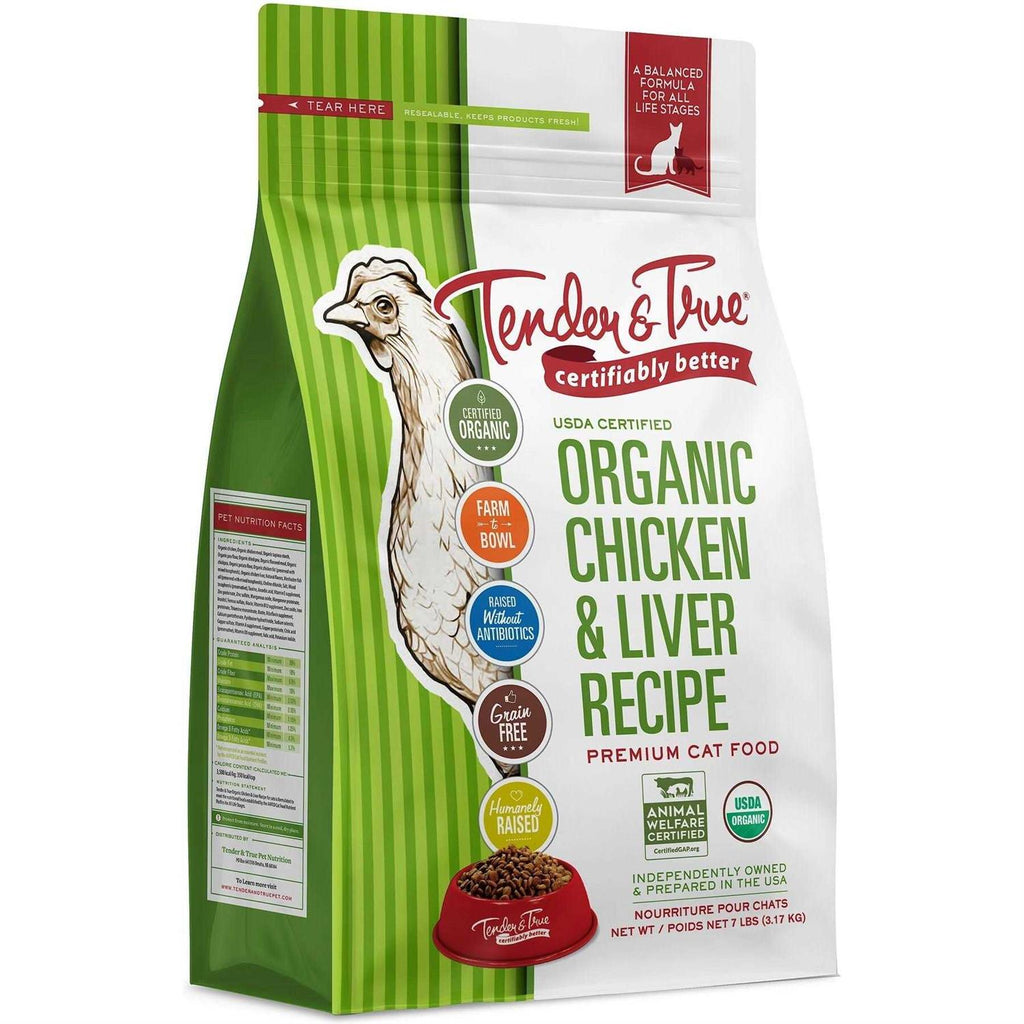 Organic Chicken & Liver Recipe Dry Cat Food L9956