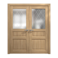Solid Wood French Double Doors 36 x 80 inches Z747056