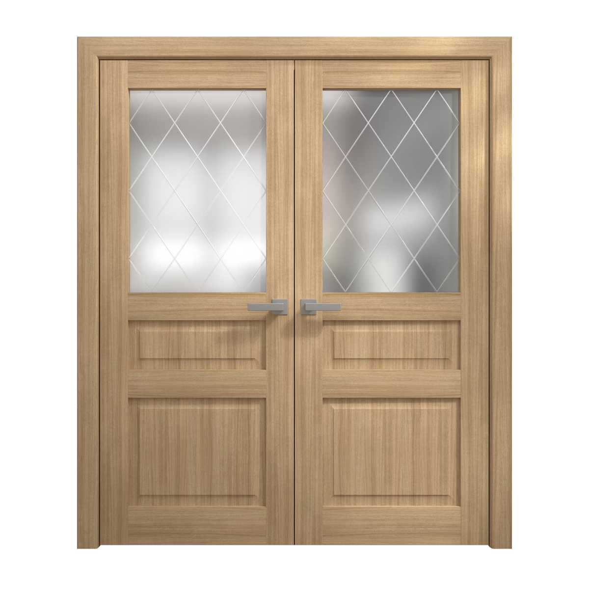 Solid Wood French Double Doors 36 x 80 inches Z747056