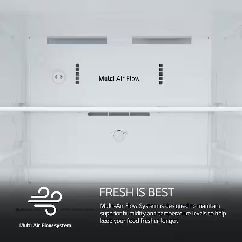 White Top Freezer Refrigerator Y617
