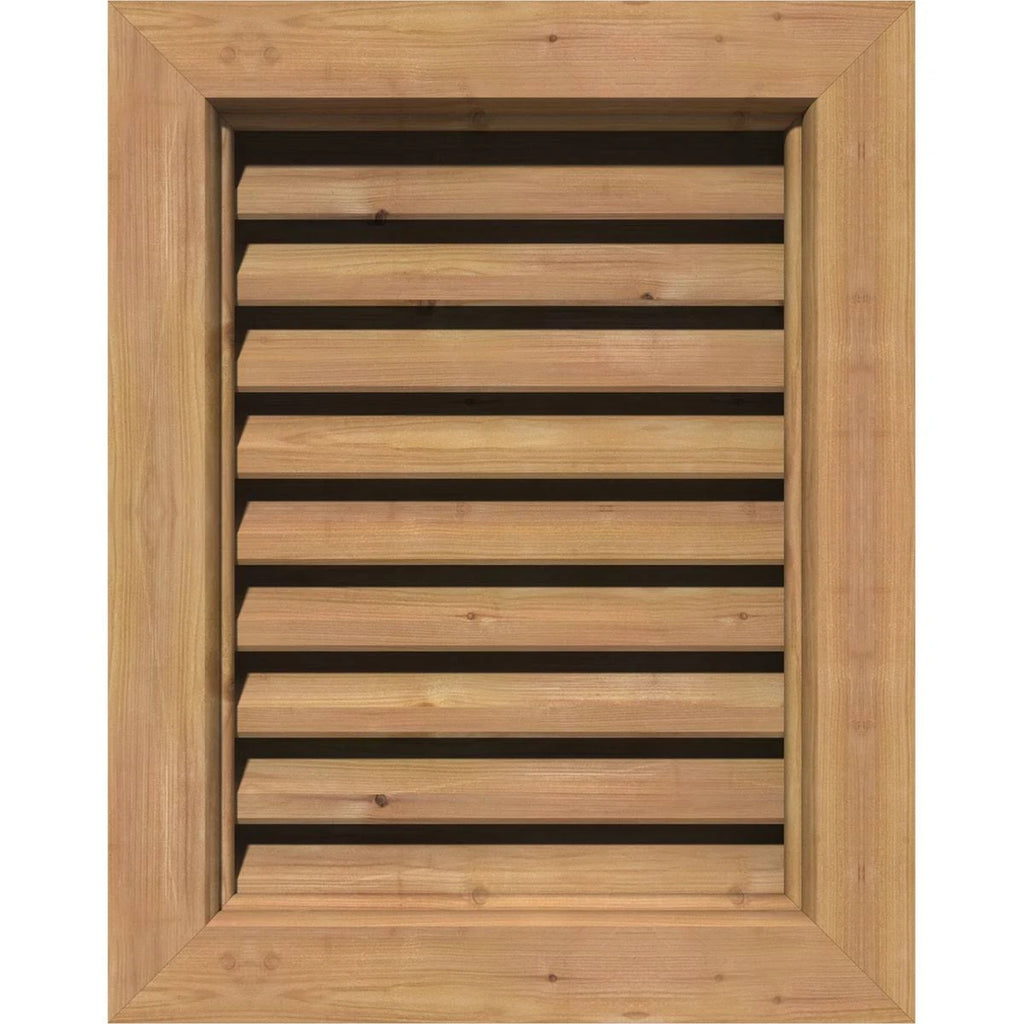 Unfinished Functional Vertical Gable Vent D310542