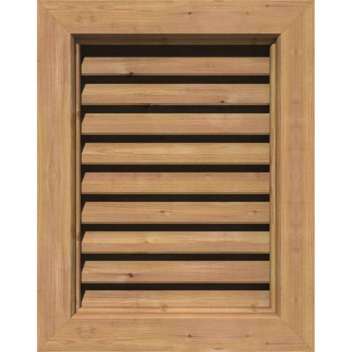 Unfinished Functional Vertical Gable Vent D310542