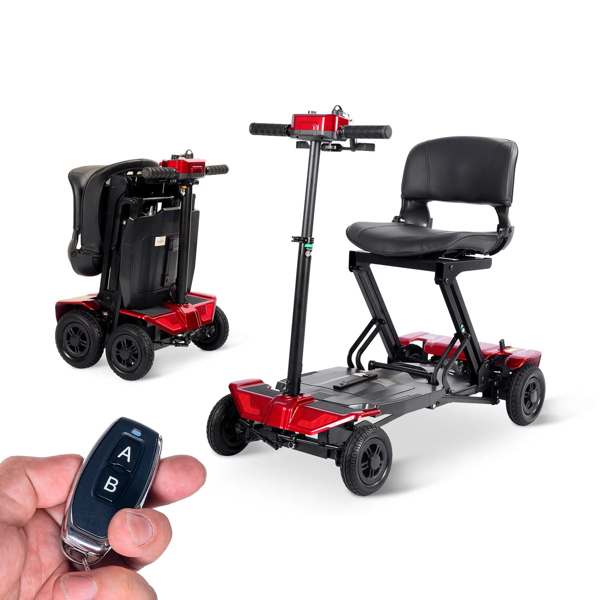 Auto Foldable Powered Mobility Scooter with Removable Lithium ion Battery G957