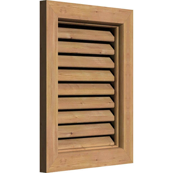 Unfinished Functional Vertical Gable Vent D310542