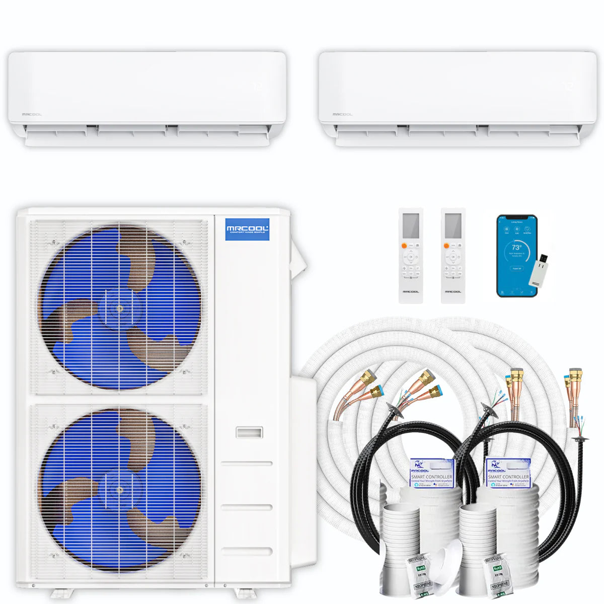 42,000 BTU 2 Zone Ductless Air Conditioner and Heat Pump V5760