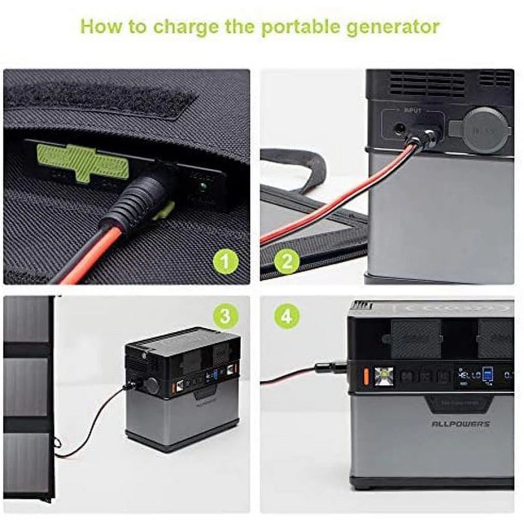 606Wh Portable Power Station with AC Outlets G5804
